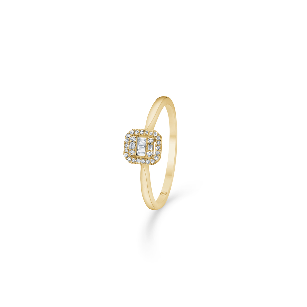 14 Kt Mads Z Elizabeth Ring Med Diamanter - 1541030 14 Kt 56