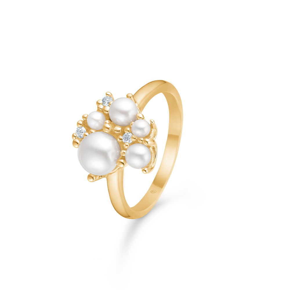 Mads Z Diamond Cloud Ring - 1543070 1543070-54 14kt0054ct 54