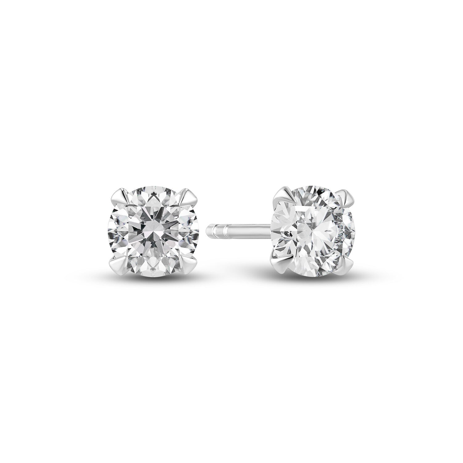 Solitaire øreringe Venice - Med Laboratoriedyrkede Diamanter
