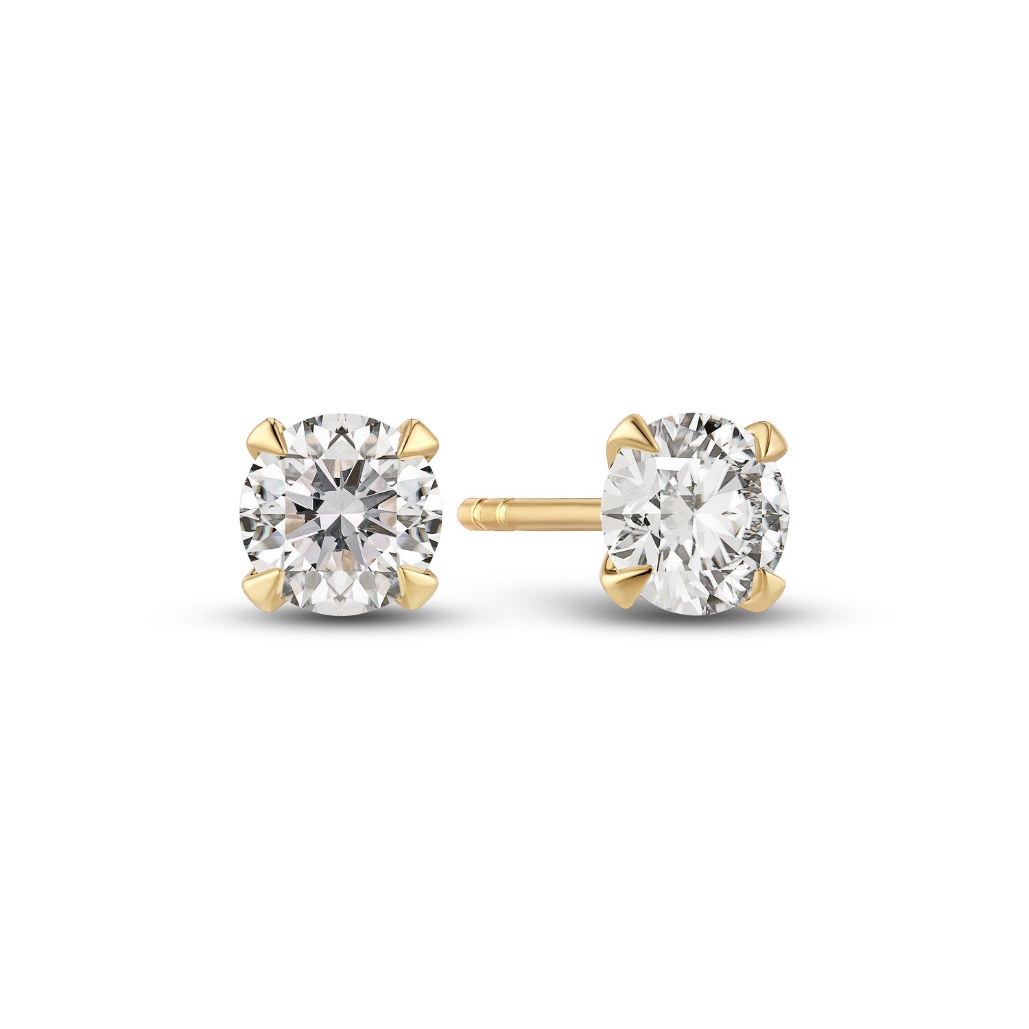 Solitaire øreringe Venice - Med Laboratoriedyrkede Diamanter